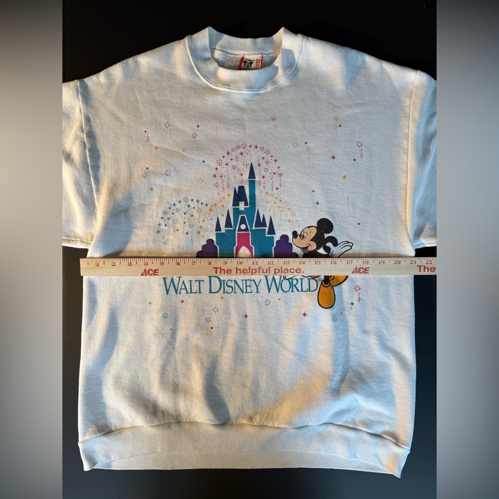 Vintage 90's Walt Disney World Mickey Mouse Crewneck Sweatshirt - Size XL - Picture 5 of 8